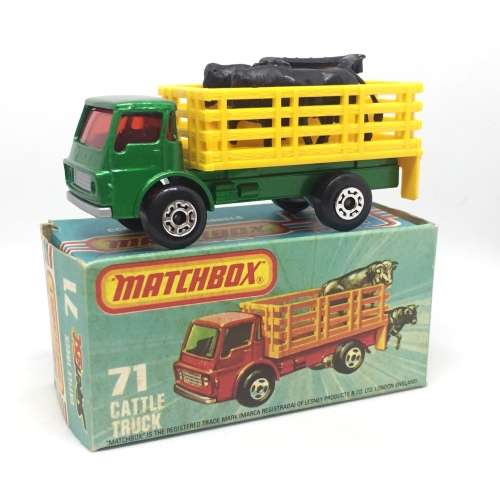 1976 Matchbox 75 series superfast #71-C Dodge cattle truck - mint boxed