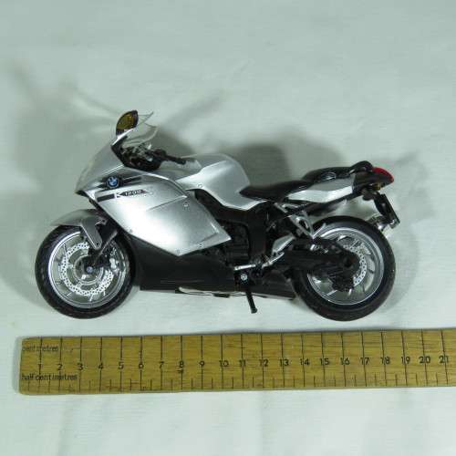 BMW K1200S model motorcycle - Scale 1/12
