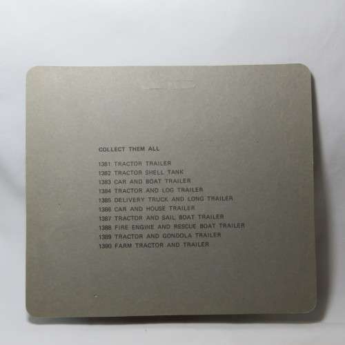 Vintage Yatming Road Tough #1382 truck with shell tanker in pack