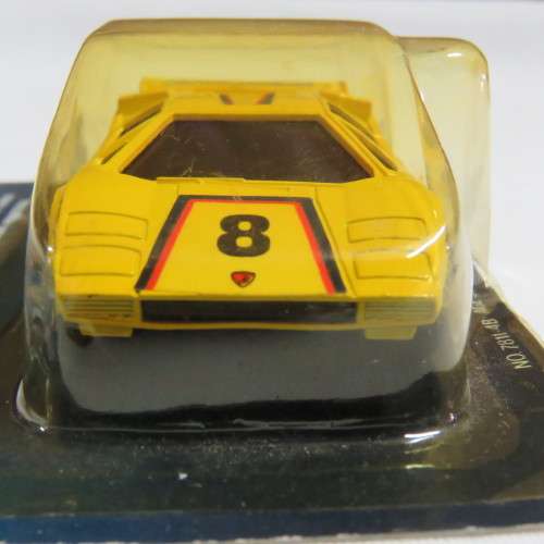 Vintage Die cast Jet Speed racer Lamborghini countach toy cat in pack