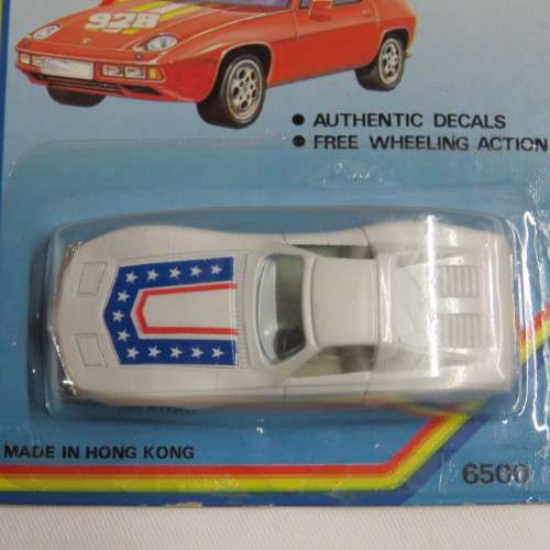 Vintage Road Tough die cast metal racing toy car in pack