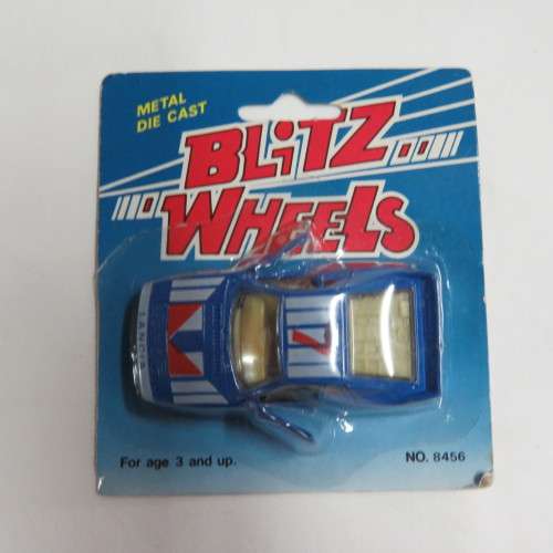 Vintage MC Toy Blitz Wheels die cast metal Lancia toy car in pack