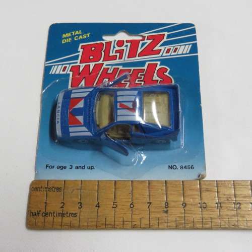 Vintage MC Toy Blitz Wheels die cast metal Lancia toy car in pack
