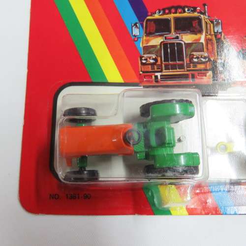 Yatming Fast Wheel tractor and trailer in pack #1381