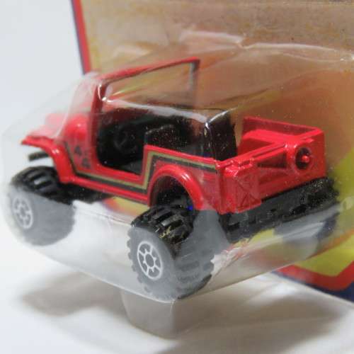 Vintage Yatming Road Tough die cast 4x4 Jeep in pack