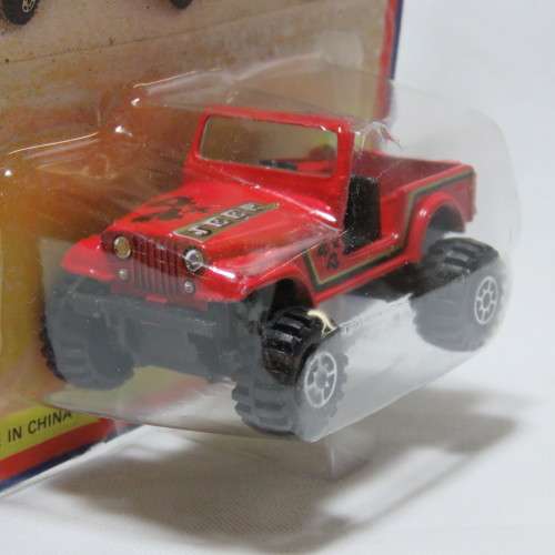 Vintage Yatming Road Tough die cast 4x4 Jeep in pack