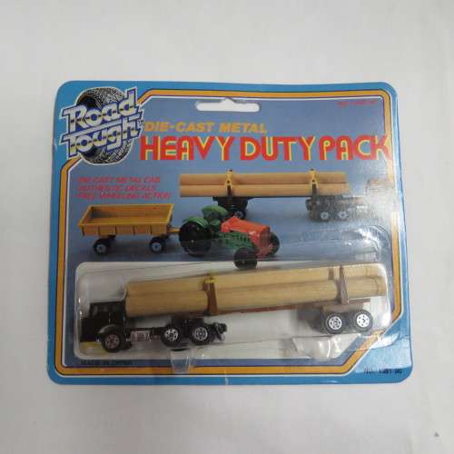 Vintage Yatming Road Tough die cast log carrier truck