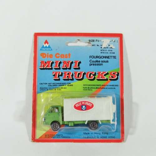 Vintage TinToys die cast mini trucks toy car in pack