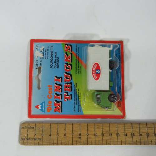 Vintage TinToys die cast mini trucks toy car in pack