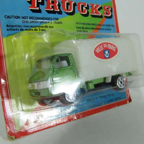 Vintage TinToys die cast mini trucks toy car in pack