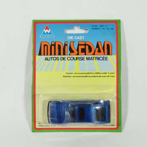 TinToys die cast mini sedan toy car in pack