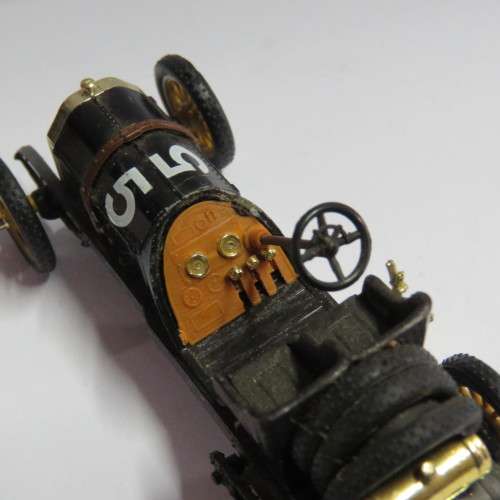 Brumm 1905 Fiat Corsa #5 model race car - Scale 1/43