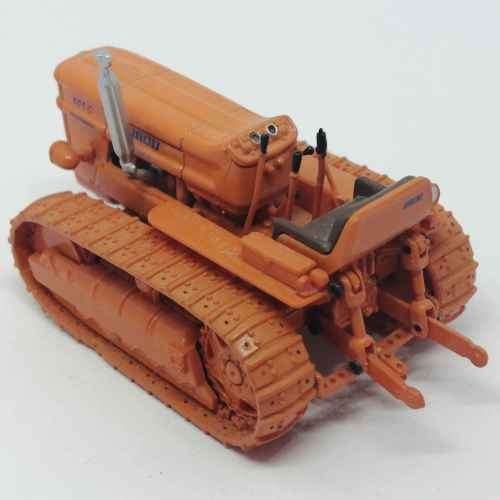 1970 Fiat 605C Montagna die-cast model tractor with tracks - Universal Hobbies - scale 1/43