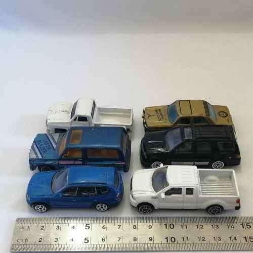 Lot of 6 model toy cars die-cast