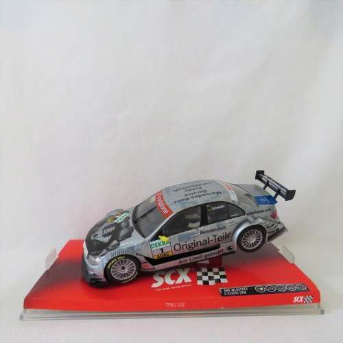 SCX Mercedes-Benz AMG C-Class DTM #1 Schneider racing slot car model - Scale 1/32