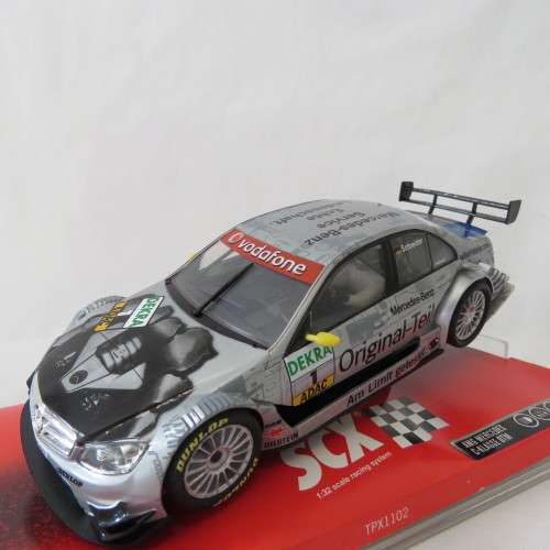 SCX Mercedes-Benz AMG C-Class DTM #1 Schneider racing slot car model - Scale 1/32