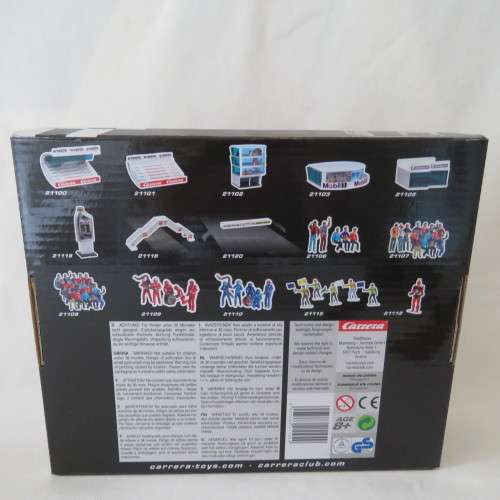 Carrera #21104 Pit stop Lane double garage building - Scale 1/32