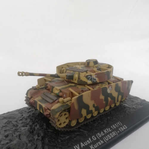 1943 Germany ( USSR ) Panzer kampfwagen IV Ausf. G combat tank die-cast model - 20th panzer division