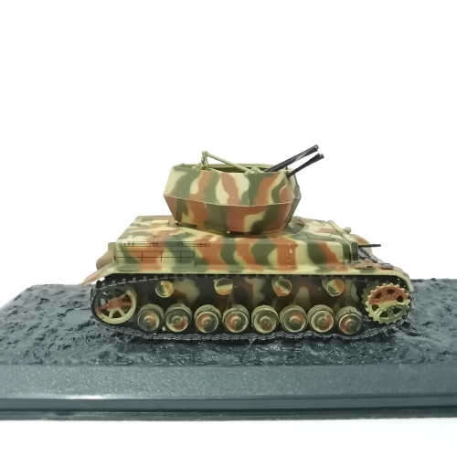 1944 German ( Ardennes ) Flakpanzer IV Wirbelwind combat tank die-cast model