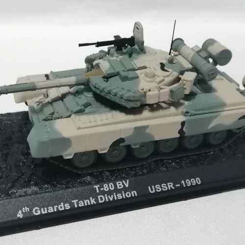 1990 US Army ( USSR ) T-80 BV combat tank die-cast model - 4th Guards tank division