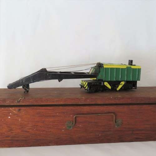 Hand Built HO scale railroad crane