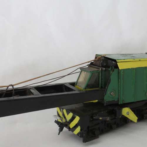 Hand Built HO scale railroad crane