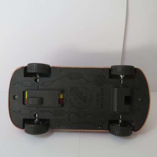 Lot of 3 police friction cars about 1:32 scale 2 x Bmw - Plastic