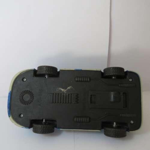 Lot of 3 police friction cars about 1:32 scale 2 x Bmw - Plastic