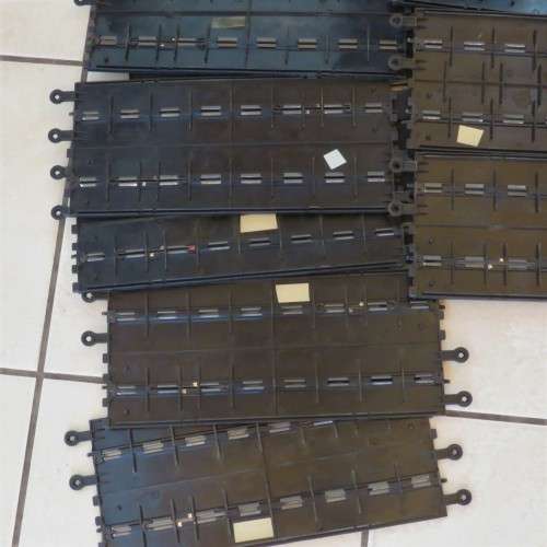 Lot of 14 vintage Tri-Ang Scalextric slot car tracks