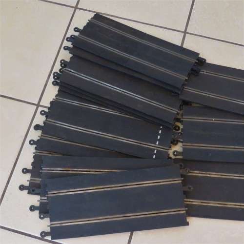 Lot of 14 vintage Tri-Ang Scalextric slot car tracks