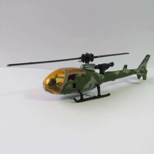 Majorette #371 Gazelle Italian military helicopter model