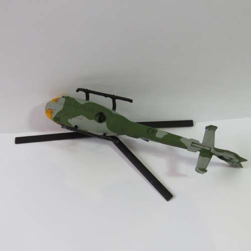 Majorette #371 Gazelle Italian military helicopter model
