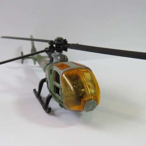 Majorette #371 Gazelle Italian military helicopter model