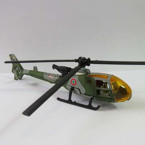 Majorette #371 Gazelle Italian military helicopter model