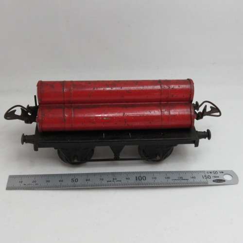 Vintage Hornby tinplate train wagon