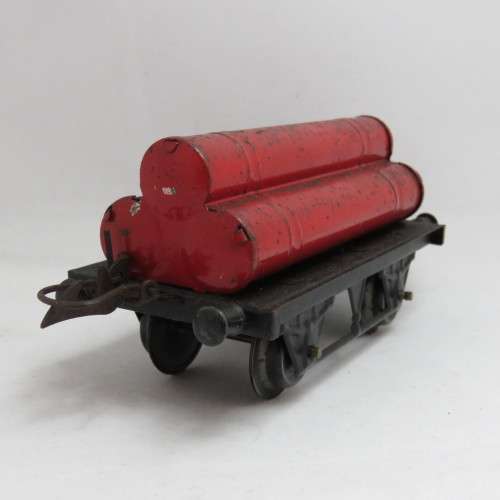 Vintage Hornby tinplate train wagon