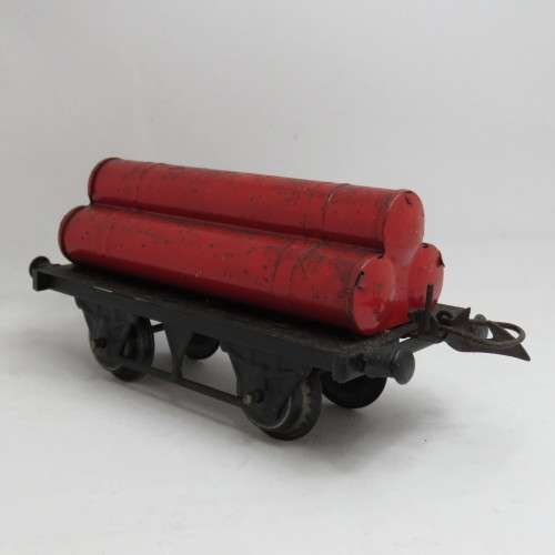 Vintage Hornby tinplate train wagon