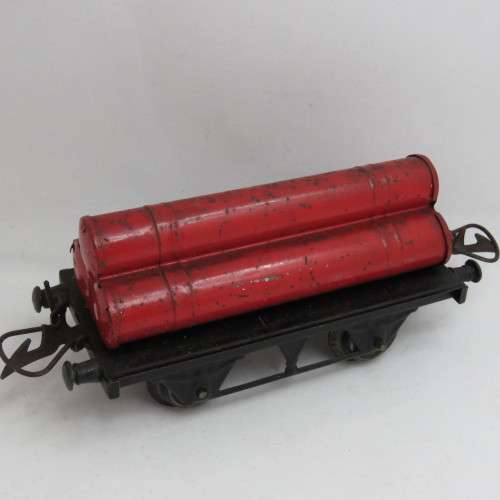 Vintage Hornby tinplate train wagon