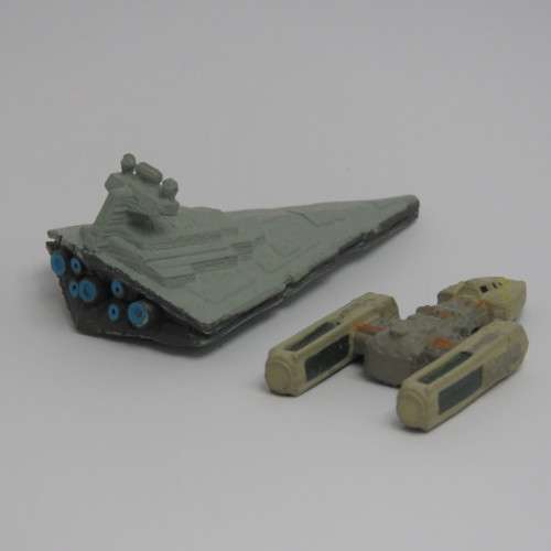 Lot of 3 Micro Machines Star Wars Space ships