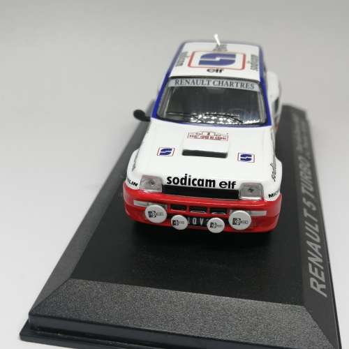 Renault 5 Turbo die-cast rally model car - 1982 Tour de Corse - scale 1/43
