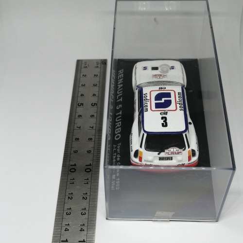 Renault 5 Turbo die-cast rally model car - 1982 Tour de Corse - scale 1/43