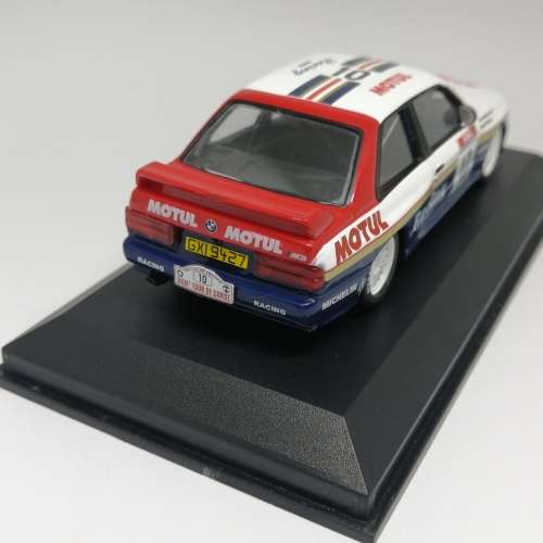 BMW M3 die-cast rally model car - 1987 Tour de Corse - scale 1/43