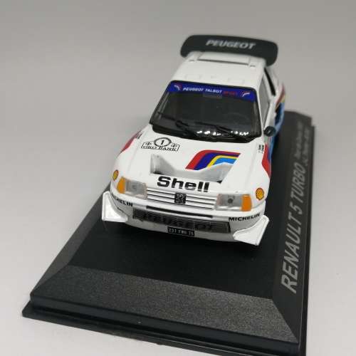 Renault 5 Turbo die-cast rally model car - 1982 Tour de Corse - scale 1/43