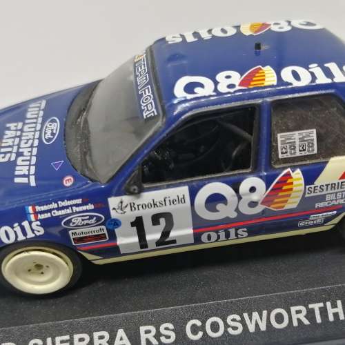 Ford Sierra RS Cosworth die-cast rally model car - 1991 Rally de Monte Carlo