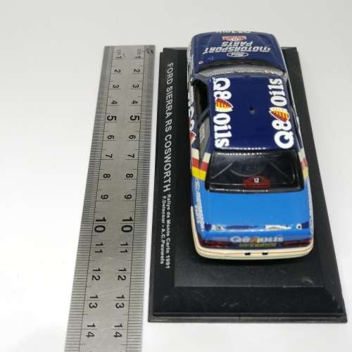 Ford Sierra RS Cosworth die-cast rally model car - 1991 Rally de Monte Carlo