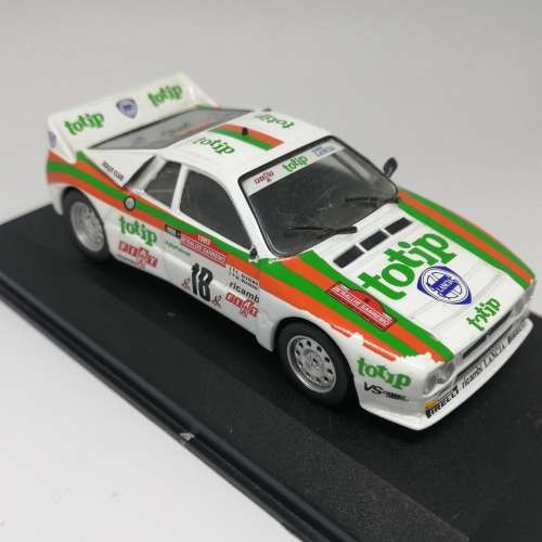Lancia 037 rally die-cast rally model car  1983 Sanremo rally - #18 M Biasion / T Siviero  mirror