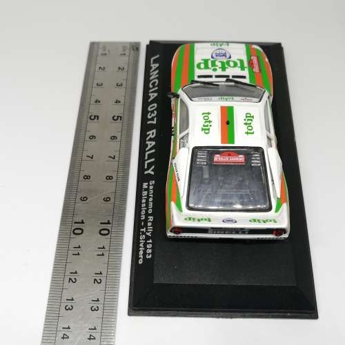 Lancia 037 rally die-cast rally model car  1983 Sanremo rally - #18 M Biasion / T Siviero  mirror