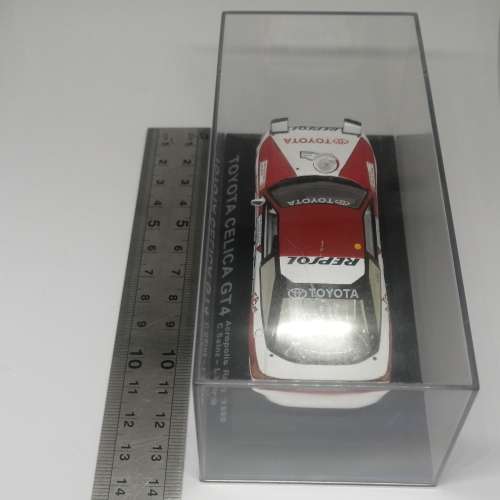 Toyota Celia GT4 die-cast rally model car - 1990 Acropolis Rally - #2 C. Sainz / L. Moya