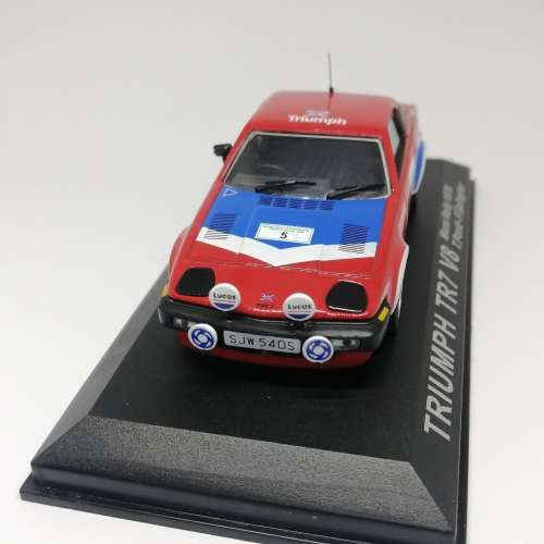 Triumph TR7 V8 die-cast rally model car - 1978 Manx Rally - #5 T. Pond / F. Gallagher