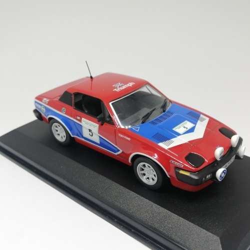 Triumph TR7 V8 die-cast rally model car - 1978 Manx Rally - #5 T. Pond / F. Gallagher